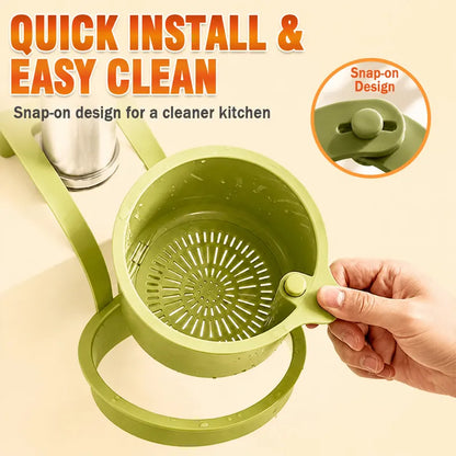 🔥 Hot Sale 50% OFF 🔥BVJ®Multifunctional hanging sink drain basket