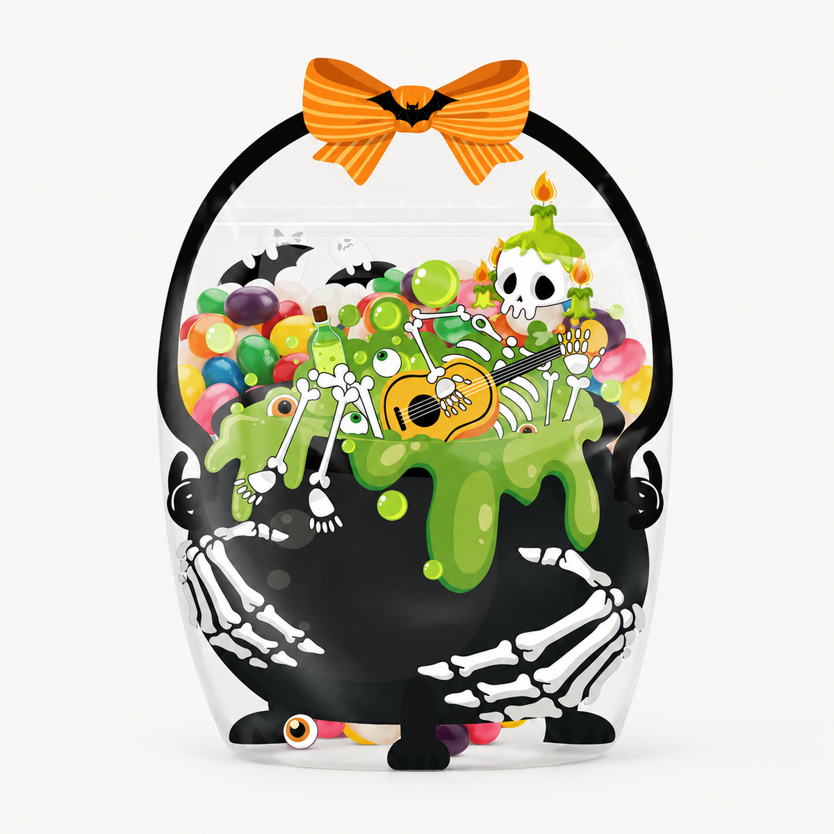 🧙 Magic Cauldron - Halloween Resealable Treat Bag