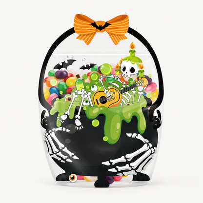 🧙 Magic Cauldron - Halloween Resealable Treat Bag