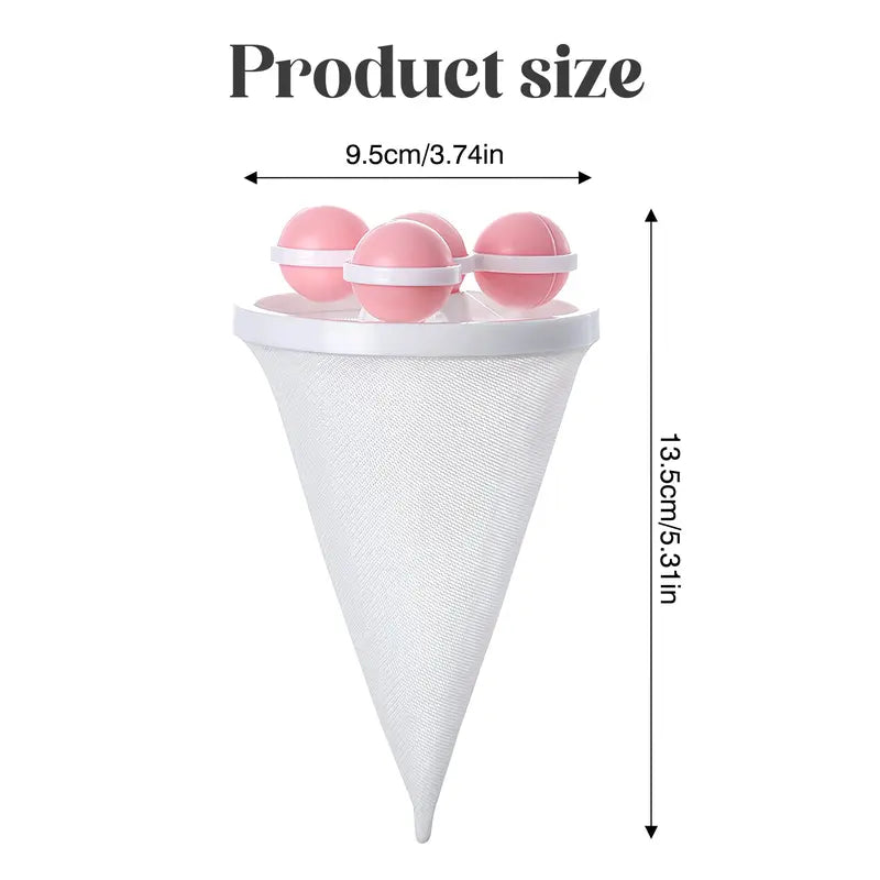 🥳2026 HOT SALE🎁💞50K+ SOLD!🧺🧼BVJ® Floating Lint Mesh Bag – Catches hair & lint, reusable, protects washing machine & drain. 🚿✨