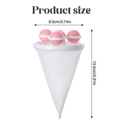 🥳2026 HOT SALE🎁💞50K+ SOLD!🧺🧼BVJ® Floating Lint Mesh Bag – Catches hair & lint, reusable, protects washing machine & drain. 🚿✨