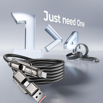 🔥 4-in-1 USB Charging Cable mFish fast charging 240W🔥