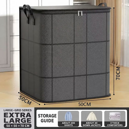 🔥Last Day 50% OFF ⚡XXL Foldable Storage Bags — Up to 180L for Clothes, Bedding & More (JG)