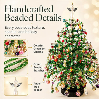 🔥 [50% OFF TODAY] DIY Sparkling Beaded Christmas Tree Kit — Create Magical Holiday Memories at Home 🎄✨ (JG)
