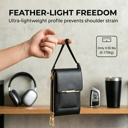 ⭐MAVONIQUECOSH®🔥2026 Trendy Minimalist Elegant Women's Touchscreen Crossbody Phone Wallet (Copy)