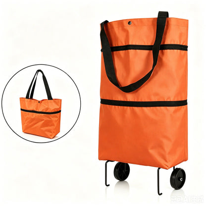 ⭐⭐MAVONIQUECOSH®🔥 2-in-1 Convertible Grocery Bag & Rolling Shopping Cart