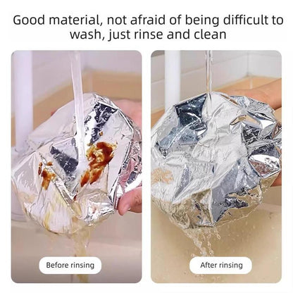 🥡🍲food-grade Aluminum Foil Heat-Retaining Cover( Universal Size)
