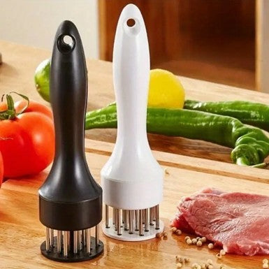 Megashytcosh Professional Dual-Sided Meat Tenderizer Tool: Stainless Steel Meat Hammer & Needle Scorper for Steaks, Pork, and Poultry