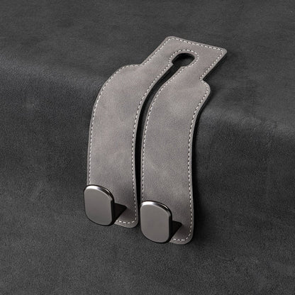 🌟🔥LAST DAY SALE 50% OFF - 🚗Car Seat Back Alcantara Storage Hook - 💥Double Hook Holder for Convenient Storage (Copy)