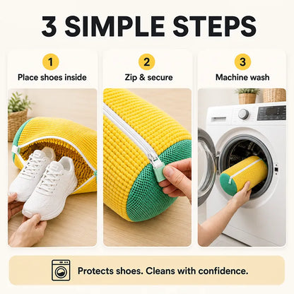 👟🫧Shoe Washing Machine Bag – Durable Laundry Protector for Sneakers
