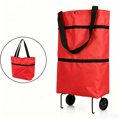 ⭐⭐MAVONIQUECOSH®🔥 2-in-1 Convertible Grocery Bag & Rolling Shopping Cart