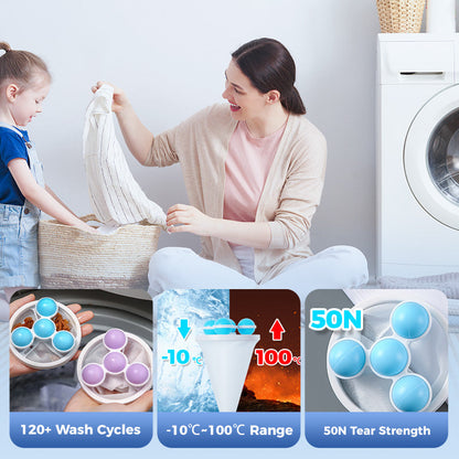 ⭐Floating Lint Mesh Bag – Catches hair & lint, reusable, protects washing machine & drain. 🚿✨ (Copy)