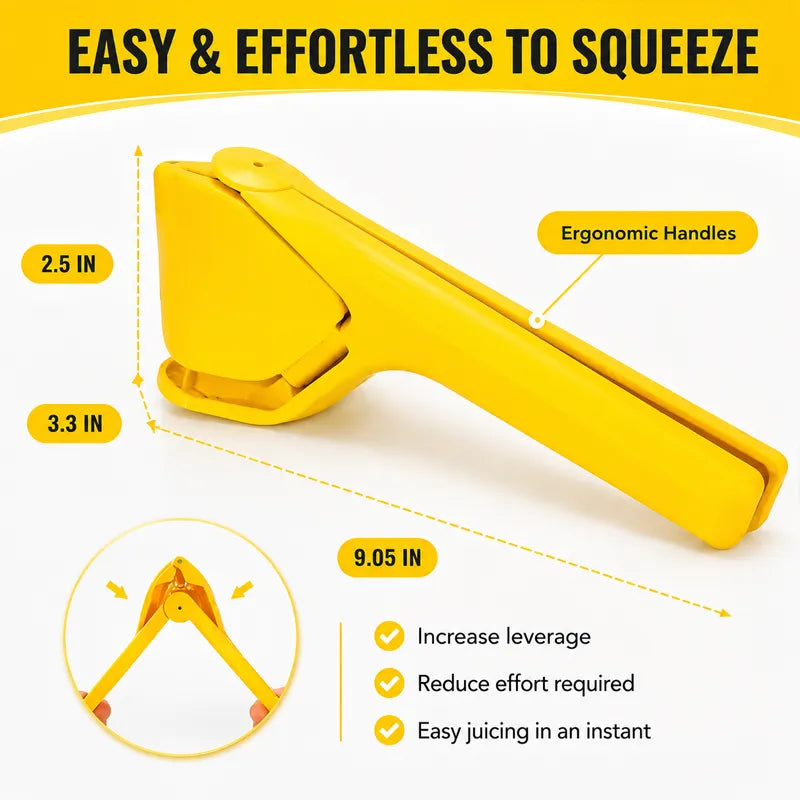 ⭐Universal Fruit Press & Squeezer, ✨Food-Grade PP (BPA-Free), ✅Dishwasher Safe