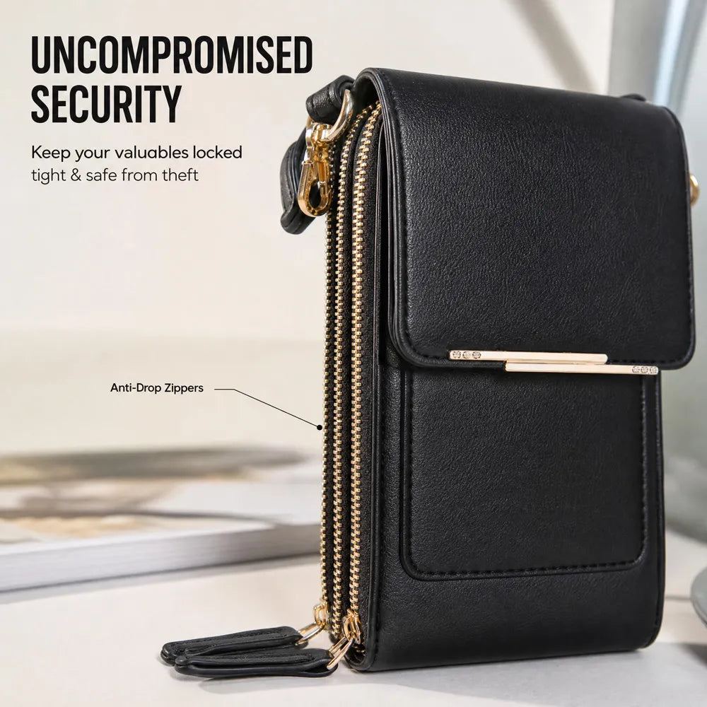 ⭐MAVONIQUECOSH®🔥2026 Trendy Minimalist Elegant Women's Touchscreen Crossbody Phone Wallet (Copy)