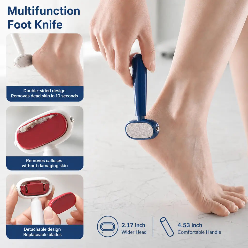 Dual-Sided Foot Callus Remover - White-Red - 1x Remover | Starter Pack (Save 50%) — $14.95