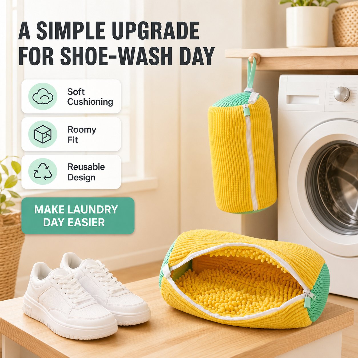 Shoe Washing Machine Bag – Durable Laundry Protector for Sneakers