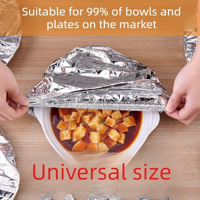 🥡🍲food-grade Aluminum Foil Heat-Retaining Cover( Universal Size)