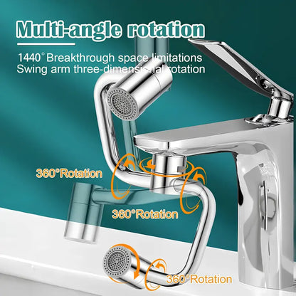 BVJ®1080° Universal Faucet Aerator - Dual Mode & All-Angle Control
