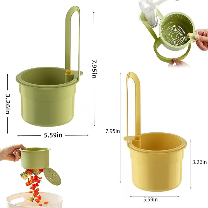 🔥 Hot Sale 50% OFF 🔥BVJ®Multifunctional hanging sink drain basket