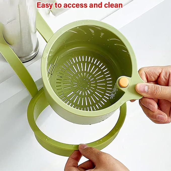 ⭐Multifunctional hanging sink drain basket