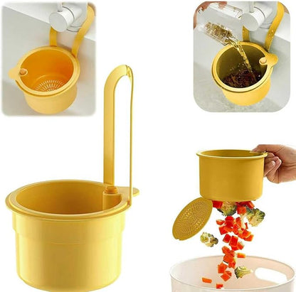 ⭐Multifunctional hanging sink drain basket