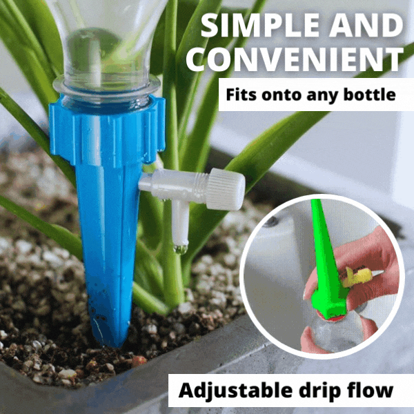 Adjustable Bottle-Top Plant Watering Spikes