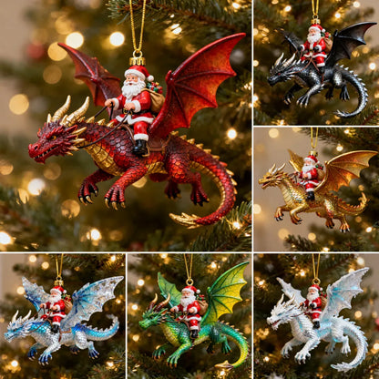 🎄 Santa's Dragon Riders Ornament Collection – A Magical Christmas Keepsake