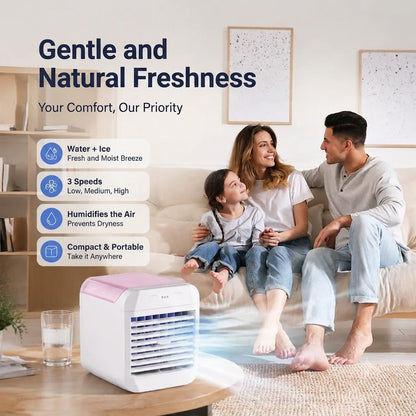 Portable 2-in-1 Desk Air Cooler & Humidifier❄️