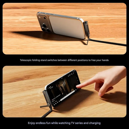 🔥Last Day 50% OFF ⚡2-in-1 Invisible Holder Charger Cable – 240W Fast Charging Cord🔥