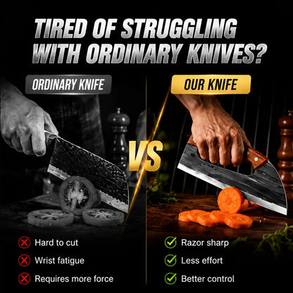 🔥 50% OFF  🎁 | BVJ®Hand-Forged Kitchen Slicing Cleaver 🍖