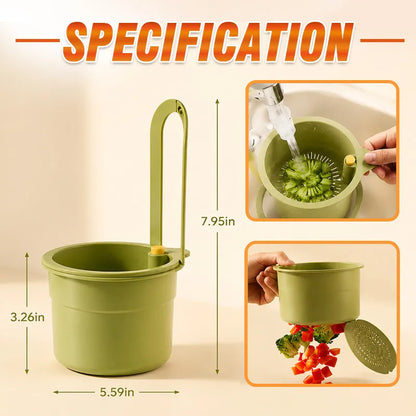 🔥 Hot Sale 50% OFF 🔥BVJ®Multifunctional hanging sink drain basket