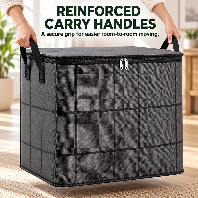 🔥Last Day 50% OFF ⚡XXL Foldable Storage Bags — Up to 180L for Clothes, Bedding & More (JG)
