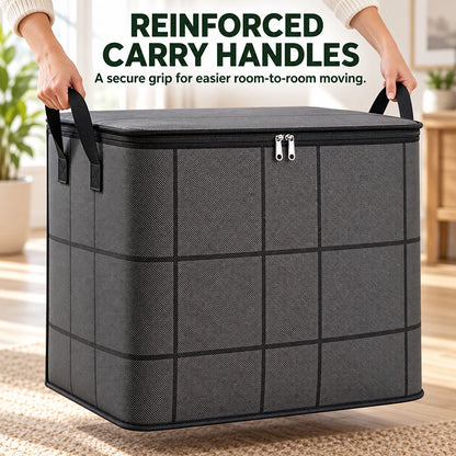 🔥Last Day 50% OFF ⚡XXL Foldable Storage Bags — Up to 180L for Clothes, Bedding & More (JG)
