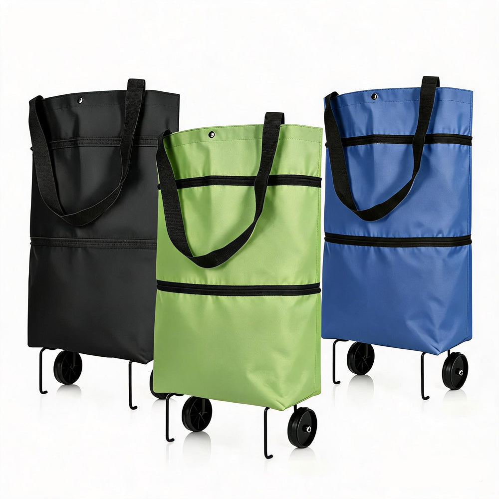 🔥LAST DAY SALE 50% OFF⏰MAVONIQUECOSH®🔥 2-in-1 Convertible Grocery Bag & Rolling Shopping Cart