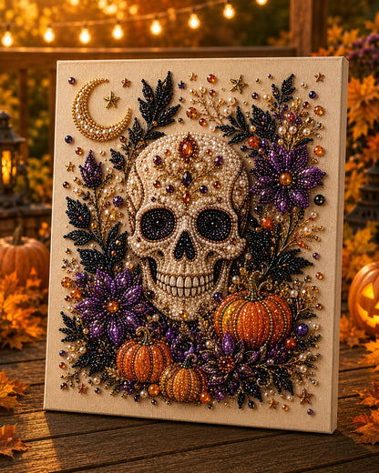 🔥Last Day 50% OFF - 👻✨Halloween Ghost Pearl Art DIY Kit