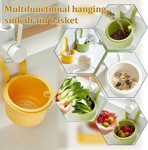 🔥 Hot Sale 50% OFF 🔥BVJ®Multifunctional hanging sink drain basket