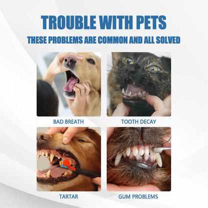 ⭐Last Day: Buy More Get More Free🔥🔥MAVONIQUECOSH® No-Brush Pet Teeth Cleaning Spray🐕🐱 (Copy)