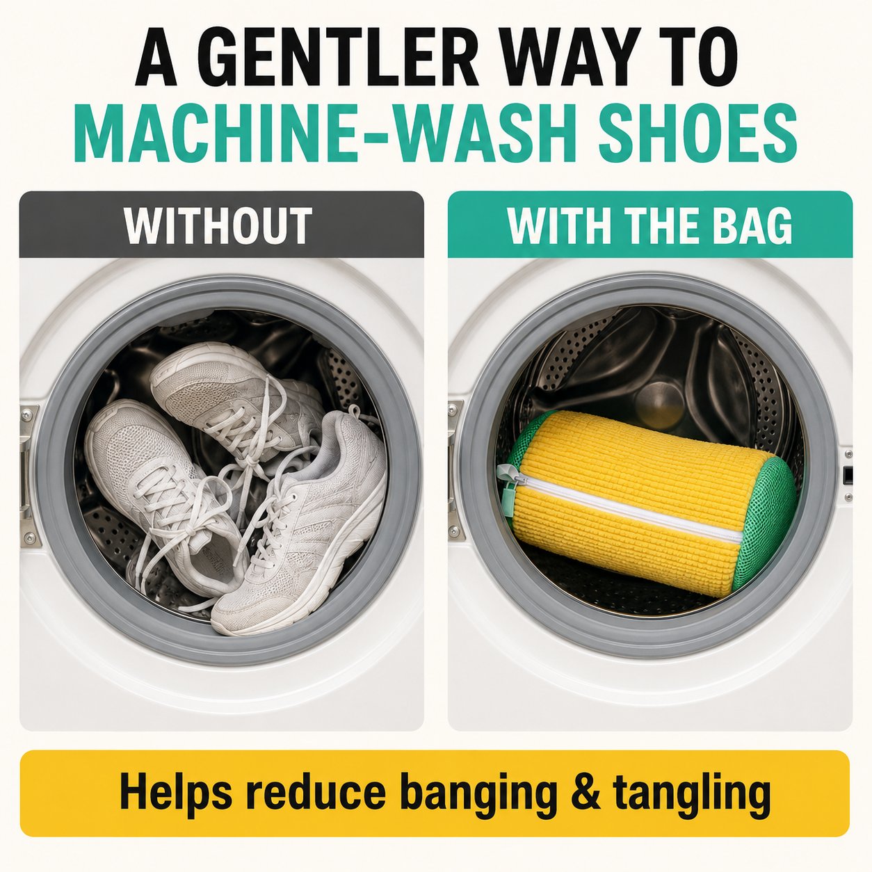 Shoe Washing Machine Bag – Durable Laundry Protector for Sneakers