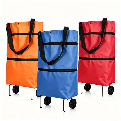 ⭐⭐MAVONIQUECOSH®🔥 2-in-1 Convertible Grocery Bag & Rolling Shopping Cart
