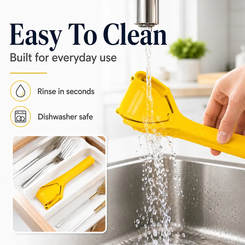 BVJ®Universal Fruit Press & Squeezer, ✨Food-Grade PP (BPA-Free), ✅Dishwasher Safe