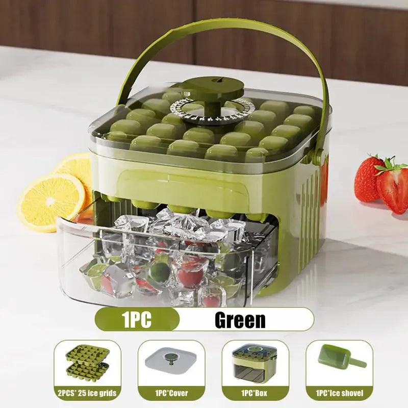 🔥Summer Kickoff: Up to 50% OFF 🔥 All-In-One Ice Maker & Storage Bin(Green)