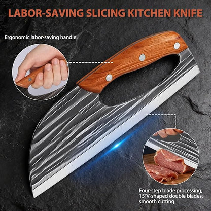 🔥 50% OFF Father’s Day Gift 🎁 | BVJ®Hand-Forged Kitchen Slicing Cleaver 🍖