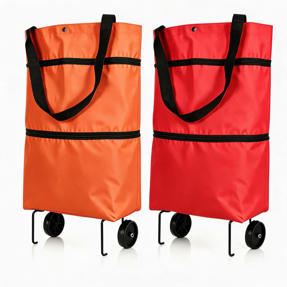 ⭐⭐MAVONIQUECOSH®🔥 2-in-1 Convertible Grocery Bag & Rolling Shopping Cart