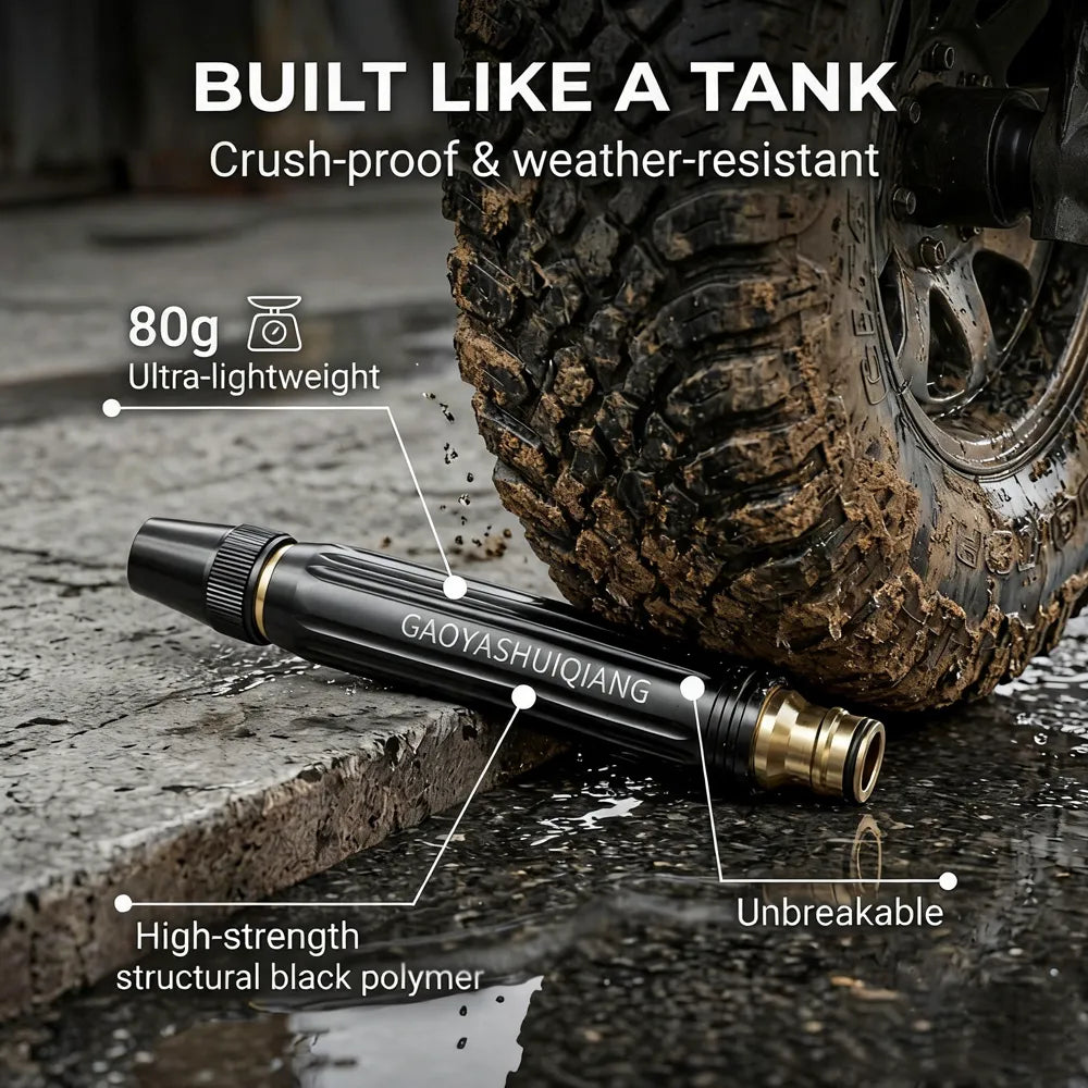 🌟BVJ®🚗3-in-1 All-Alloy High-Pressure Nozzle: Home & Car Sprayer