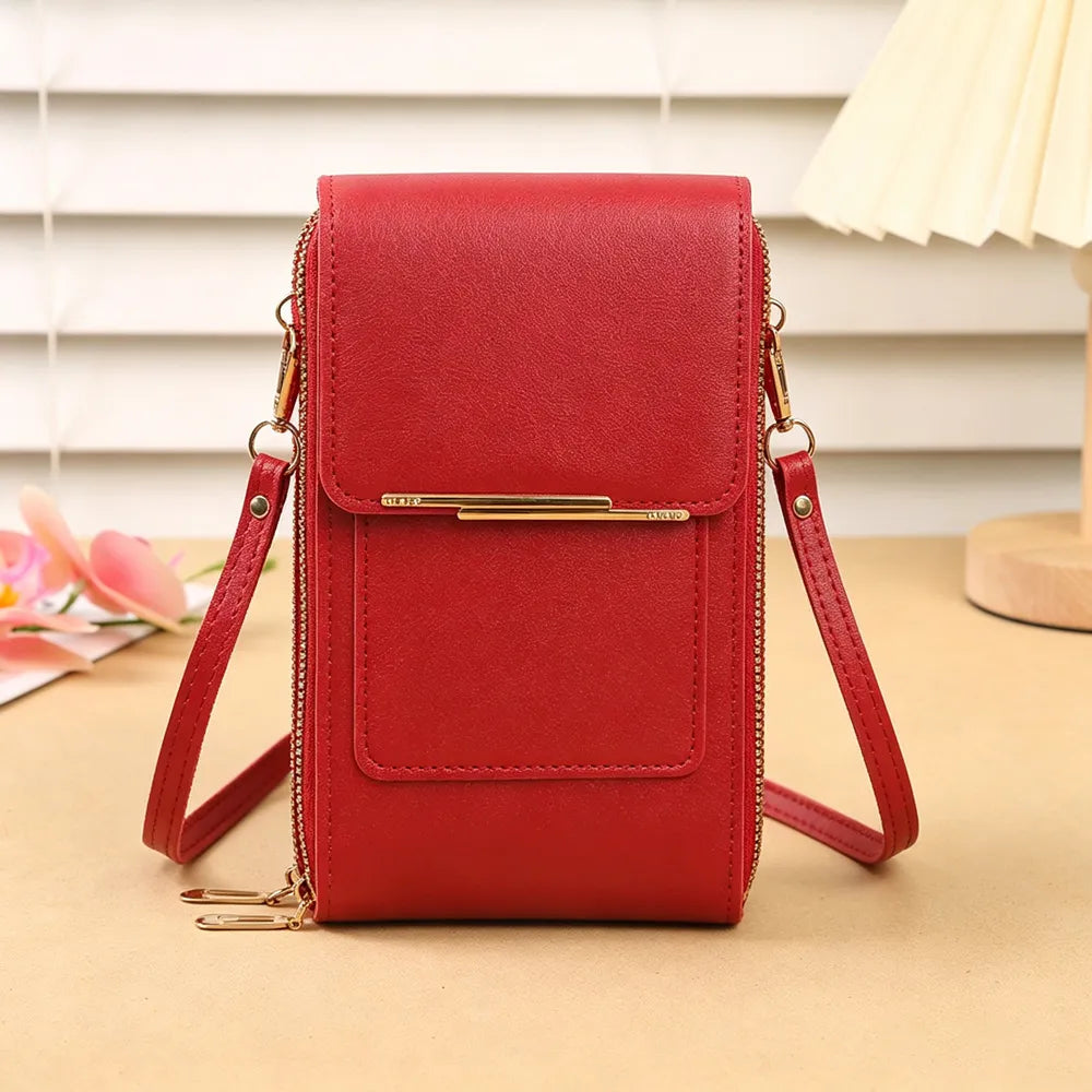 ⭐MAVONIQUECOSH®🔥2026 Trendy Minimalist Elegant Women's Touchscreen Crossbody Phone Wallet (Copy)