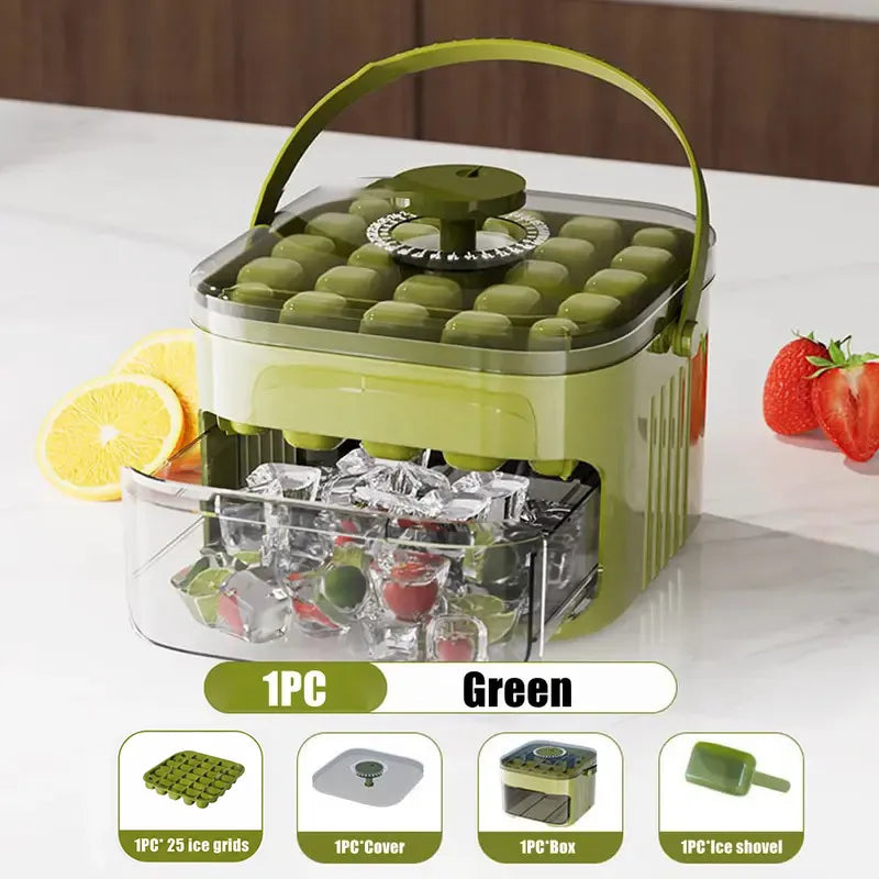 🔥Summer Kickoff: Up to 50% OFF 🔥 All-In-One Ice Maker & Storage Bin(Green)