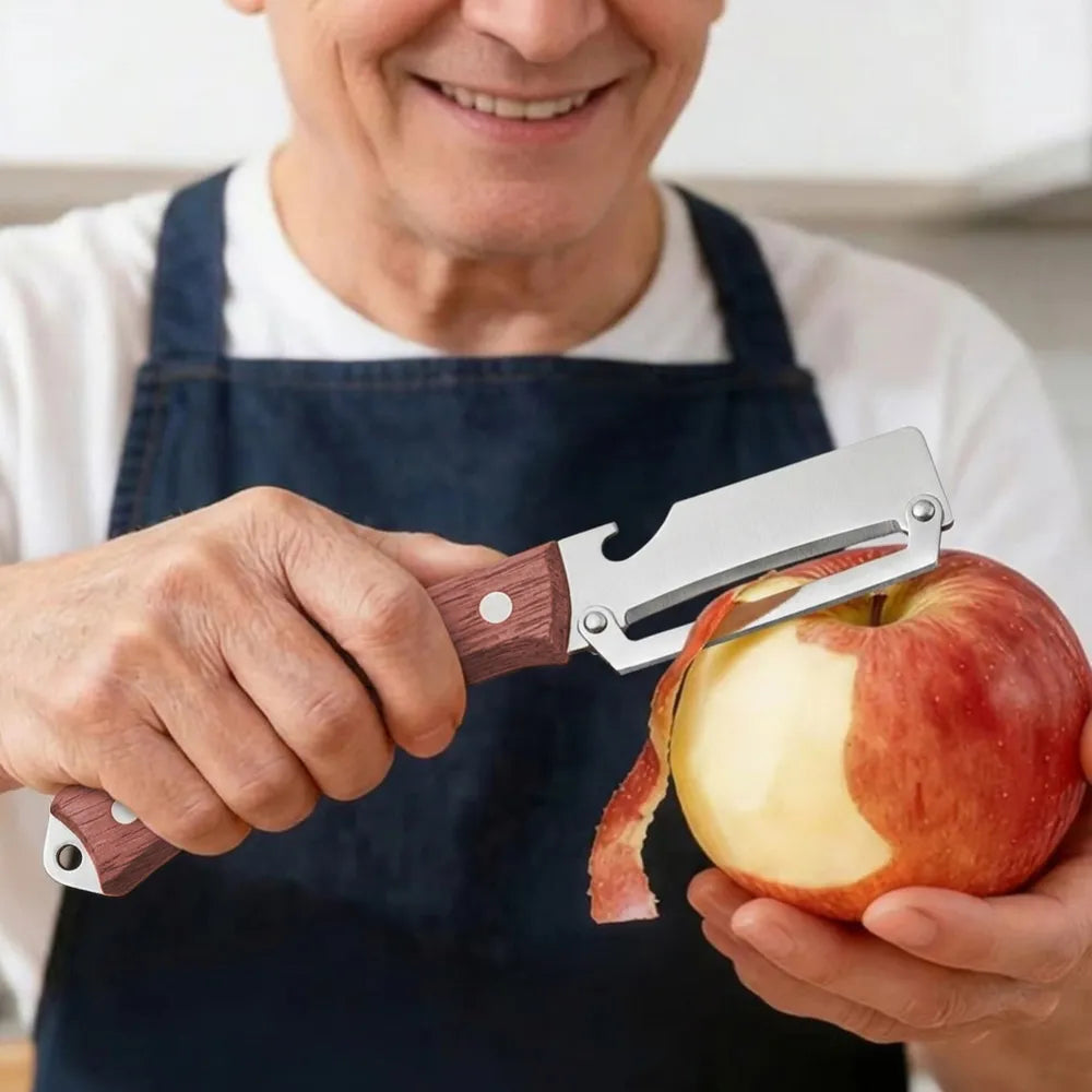 ✨🔪 Multi-Functional Stainless Peeler 🥕