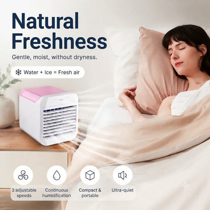 Portable 2-in-1 Desk Air Cooler & Humidifier❄️