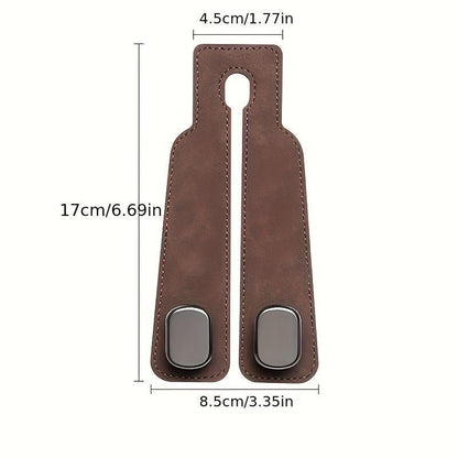 🔥LAST DAY SALE 50% OFF - 🚗BVJ®Car Seat Back Alcantara Storage Hook - 💥Double Hook Holder for Convenient Storage
