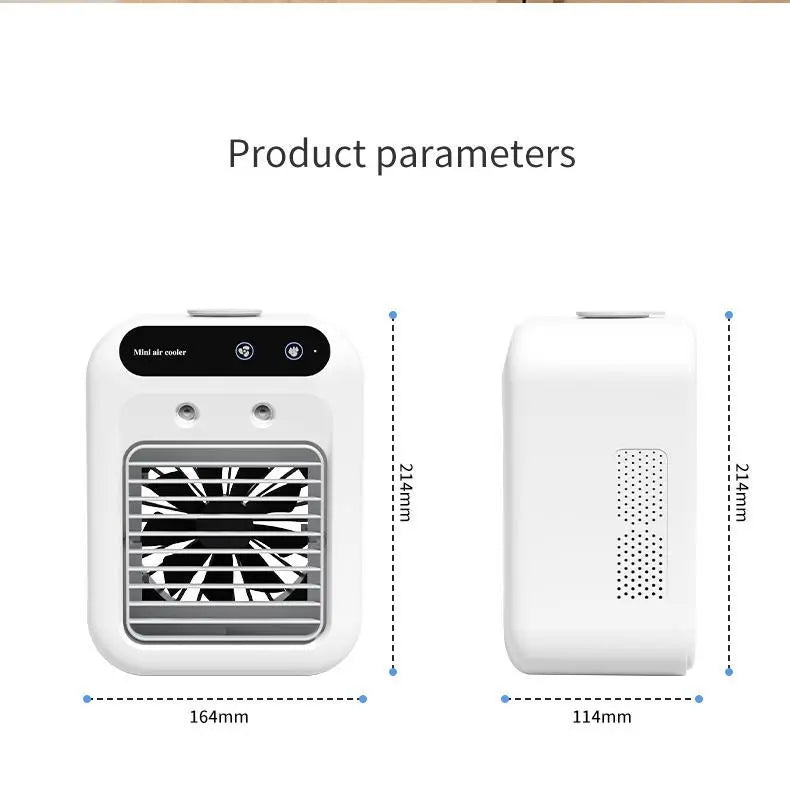 Cordless Personal Air Cooler - Instant Cooling Mist for Office & Home